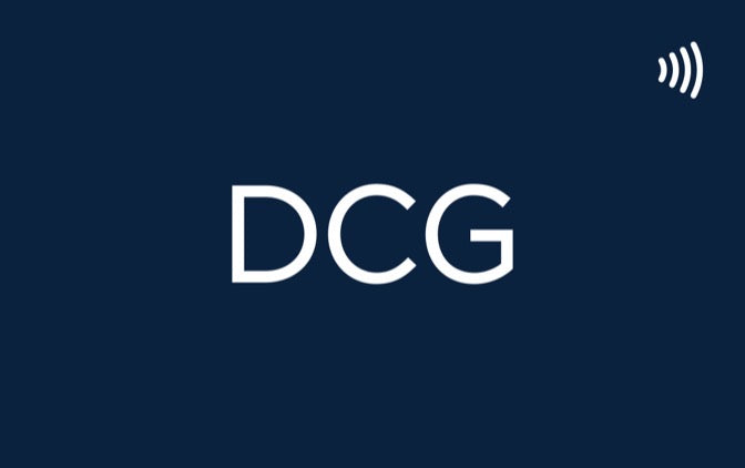 METACARD corporate NFC card for DCG