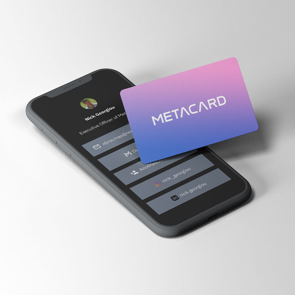 METACARD ΨΗΦΙΑΚΕΣ ΕΠΑΓΓΕΛΜΑΤΙΚΕΣ ΚΑΡΤΕΣ NFC